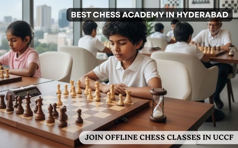 Senior man playing chess