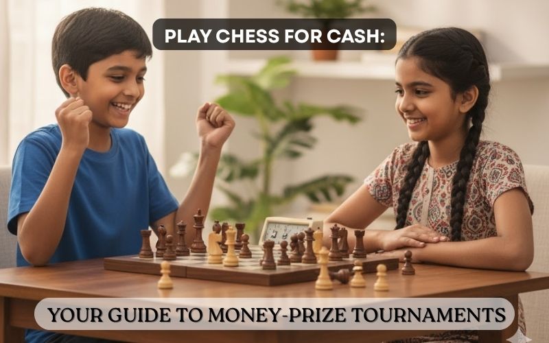 Senior man playing chess