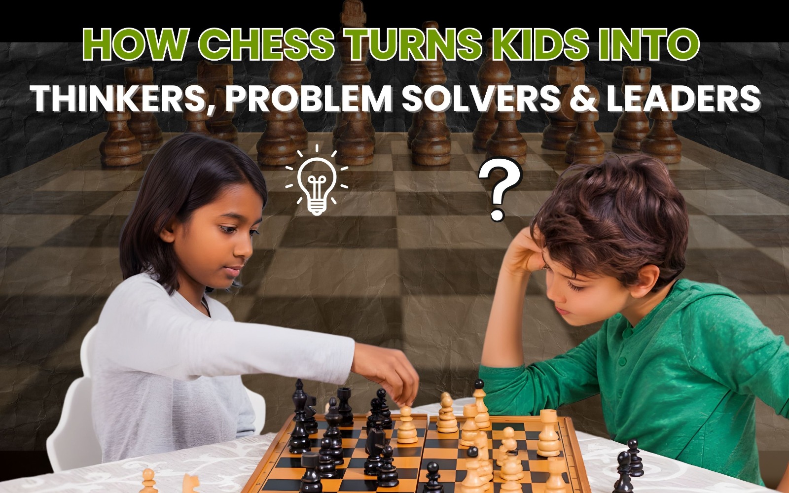 Senior man playing chess